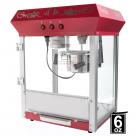 Deluxe 6oz Red Popcorn Maker Machine by Paramount - New Full Size 6 oz Popper